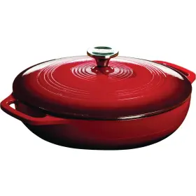 Ec3cc43 Lodge 3.6 Quart 11-3/4 Inch X 2-1/8 Cast Iron Dutch Oven