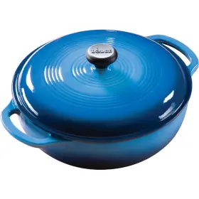Ec3d33 Lodge 3 Quart Dutch Oven Blue 075536461335 Cast Iron