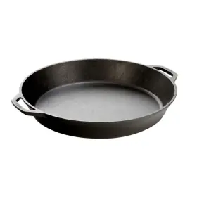 L17sk3 Lodge 17 Inch Pre-seasoned Cast Iron Skillet - Dual Assist Handles Use In