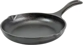 Lc8sk Lodge 8 Inch Cast Iron Skillet - Chef Collection Perfect Sear Ergonomic Black