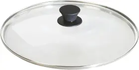 Lodge Manufacturing Company 313099540501 Round Tempered Glass Lid - Versatile For 12 Inch Skillets Pans
