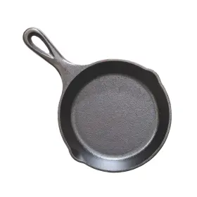 H3sk Lodge Manufacturing Heat-treated 6.5 Inch Cast Iron Skillet
