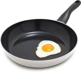 Cc009680-001 Lumenflon Deco 9.5 Inch 11 Nonstick Frying Pans Ceramic Pfas-free 2-piece Taupe
