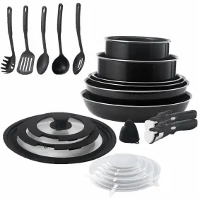 Lzteck 708630361125 23 Pieces Nonstick Cookware Setstackable Pans And Pots Set With Removable Handle