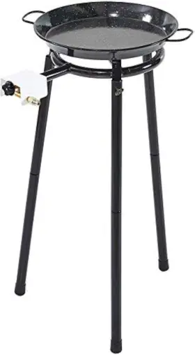Mabel Home 641605827489 Paella Pan Burner And Stand Set Complete Kit Up To 3 Size