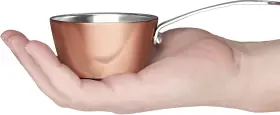 Mcmsp1001-cp Macevia Mini Sauce Pan Copper Stainless Steel Butter Warmer Coffee Milk Warm