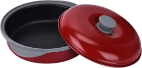 Wbg-01rd Maconee Microwave Frying Pan Skillet Grill And Crisper With Lid Allows You