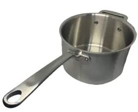 120221251 Made In Made-in Cookware Italy 4 Quart Stainless Saucepan New No Lid - Scratch