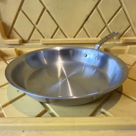 120227251 Made In Stainless Steel Frying Pan 12 Gas Electric Induction