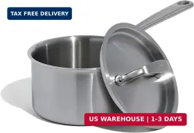 Made In 810142772365 Cookware - 2 Quart Stainless Steel Saucepan With Lid 5 Ply C