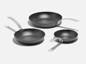 Kit-1012fry-cn-s-ap Made In Cookware - 3 Piece Includes 8 Inch 10 12 Seasoned Blue Carbon Steel