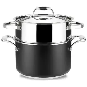 D236220 Magefesa Prisma 7.9-inch Steam Pot With Lid Made Of 18/10 Stainless Steel