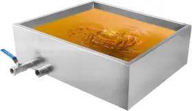 24-24-6cxkzfpbxg0d0 Marada Maple Syrup Evaporator Pan 304 Stainless Steel With A Valve Two Interface