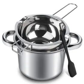 Marsheepy 747558997436 Double Boiler Pot Set 600ml/0.5 Quart Chocolate Melting With 1.5 304 Stainless