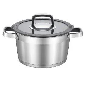 Marskitop 770807562734 3 Quart Stainless Steel Stock Pot Heavy Duty Induction With Lid And Doubl