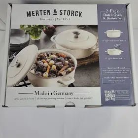 Marten & Storck 885837052114 And 2-pack Dutch Oven Braiser Set