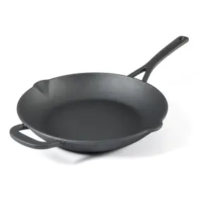 138494.01r Martha Stewart Pre Seasoned Cast Iron 12 Inch Skillet