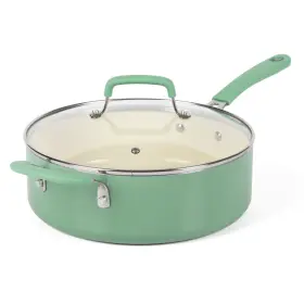 144958.02r Martha Stewart Kitchen 4.5 Quart Nonstick Ceramic Saute Fry Pan With