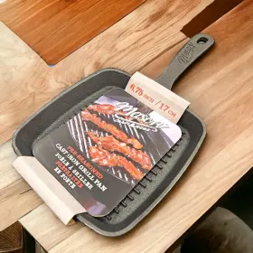 Ttu-u9264 Mason Craft And More Pre-seasoned Cast Iron Grill Pan 6.75 Inch