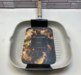 Mc11grill Master Class Premium Collection Grill Pan 11 Inch Speckled White Beige Nwt