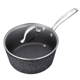 Mtp-mp-130 Masterpan Nonstick Granite Look Sauce Pan Glass Lid 2 Quart 7in 28cm