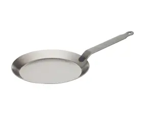 Matfer 735343370595 Bourgeat Black Carbon Steel Cr Pe Pan 7 7/8 Inch