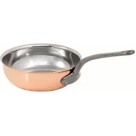 373024 Matfer Bourgeat 2.75 Quart Saucier Pan Without Lid 9.5 Inch Diameter Copper