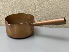 219414 Mauviel 1830 Mftpassion 2- Quart Sugar Saucepan W Copper Handle