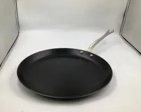 324030 Mauviel Mftcook Sb 5-ply Polished Stainless Steel Crepe Pan 11.8-in
