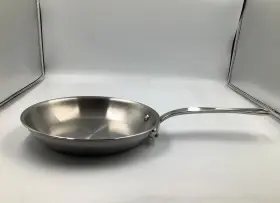 401320 Mauviel Mfturban 4 Tri-ply Polished Stainless Steel Frying Pan 7.9-in