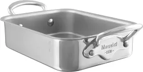5117.18 Mauviel Mftminis Stainless Steel Rectangular Roasting Pan 7.1 X 5.5 Inch