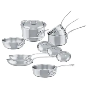 5200.57 Mauviel M Inch Cook 12 Piece Cookware Set With Cast Stainless Handles