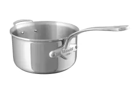 5210.24 Mauviel Mftcook 4.8 Quart Stainless Steel Saucepan 9.4 Inch