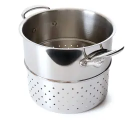 5222.24 Mauviel Mftcook 9.5 Inch Steel Pasta Insert