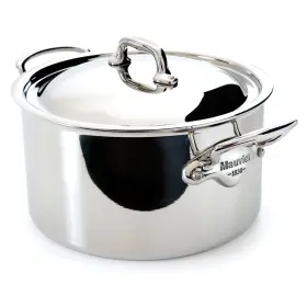 Mauviel 5231.29 Mftcook 9.1 Quart Stainless Steel Stewpan And Lid