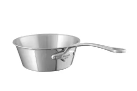 Mauviel 574905223200 Mftcook 5-ply Polished Stainless Steel Chef Pan With Cast