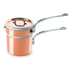 Mft150s Mauviel 6104.12 Mftheritage 0.9 Quart Bain Marie Cast Stainless Handle