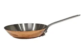 651312 Mauviel Mftminis Copper Round Frying Pan Stainless Steel Handle 4.7