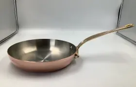 672620 Mauviel Mftheritage 150 B Polished Copper And Stainless Steel Frying Pan 7.9-in