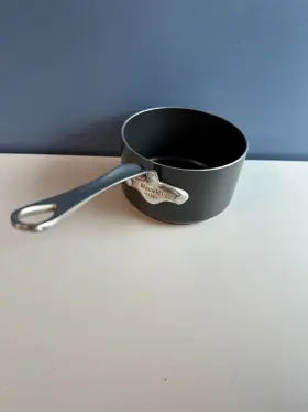 861014 Mauviel Mstone 3 Sauce Pan With Cast Stainless Steel Handle 1.3-qt