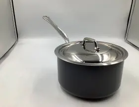 861017 Mauviel Mstone 3 Sauce Pan With Cast Stainless Steel Handle 1.8-qt