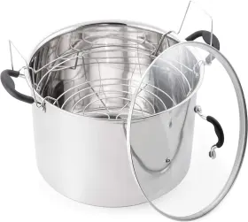Mcsunley 815912026389 Prep N Cook By 21.5 Quart Induction Stainless Steel Water Bath Canner