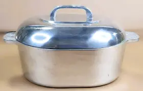 10045 Mcware 4 Quart Heavy Aluminum Oval Roaster By Cajun Classic Cookware Mamou La
