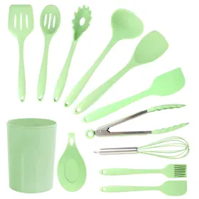 Megachef 850016090676 Tool Cookware Utensil Set 12 Piece Mint Green