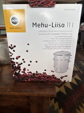 Mehu-liisa 412450300007 Juicer Steamer Cooker Roaster 10 Liter Stainless Steel