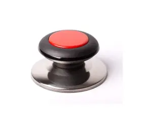 Melzon 526677422188 Cookware Universal Kitchen Replacement Lid Cover Knob Handle - Black/red