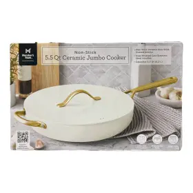 Members Mark 193968274962 5.5-quart Non-stick Ceramic Jumbo Cooker Cream