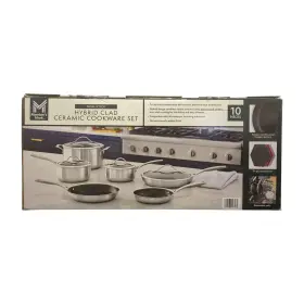 Members Mark 193968507039 10-piece Hybrid Ceramic Nonstick Cookware Set