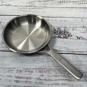 Merten & Storck 885837026955 And Tri-ply Stainless 8 Inch Frying Pan Professional Grade