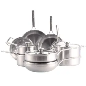 Cc005049-001 Merten & Storck And Tri-ply 14-piece Stainless Steel Induction